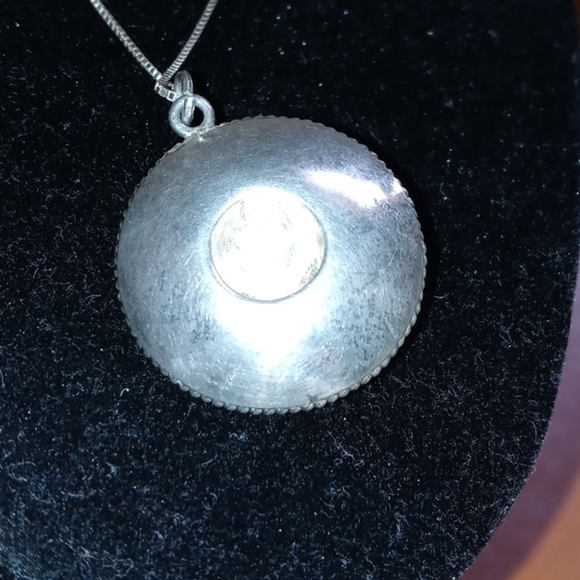 Castelan 925 Mexico Sombrero Hat Pendant & Chain - Picture 4 of 14